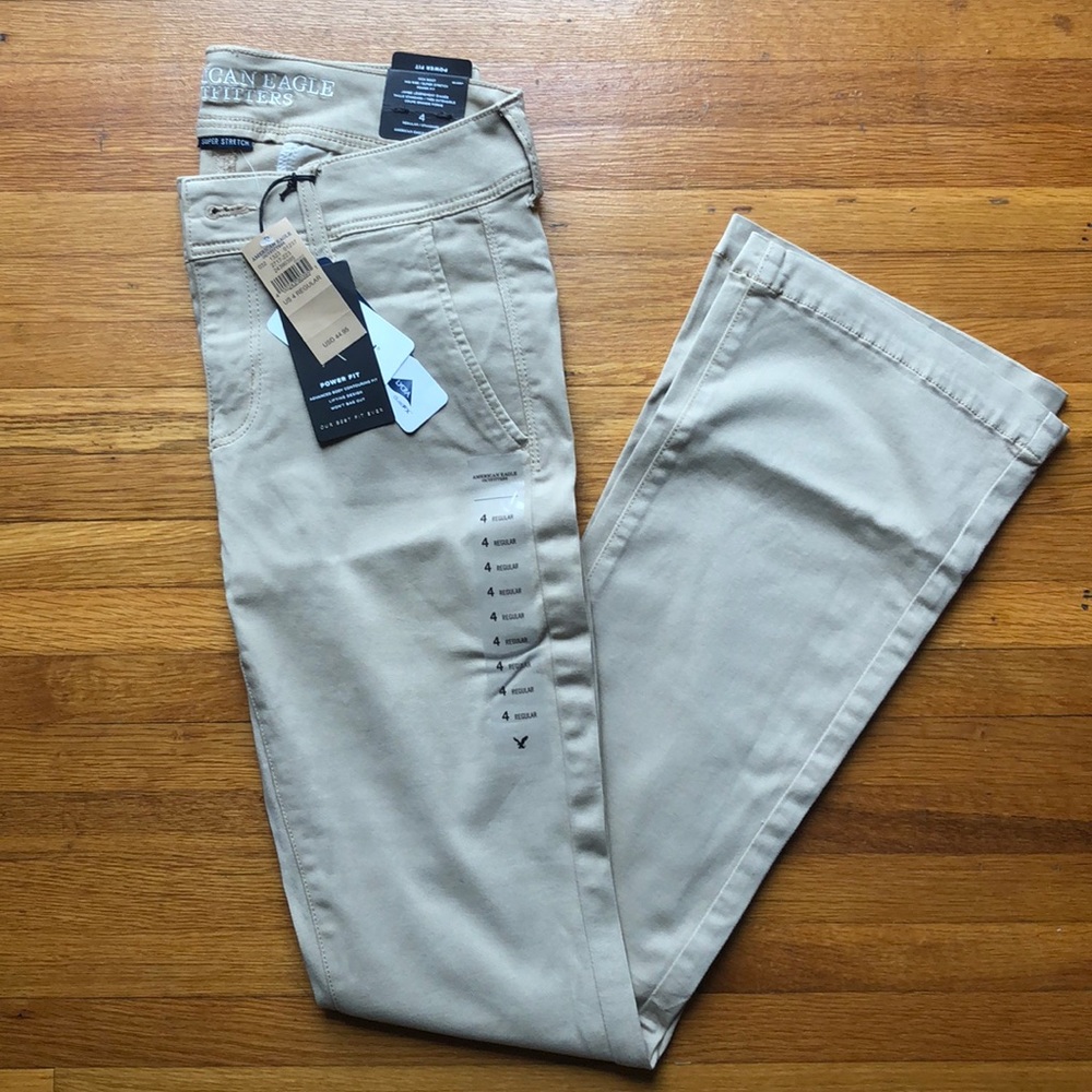 American Eagle Power Fit Kick Boot Mid-Rise Pant